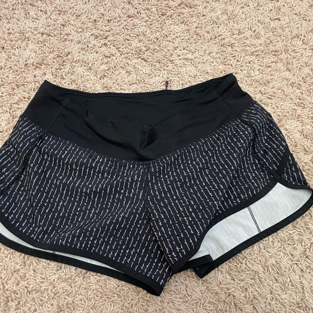 Lululemon speed shorts